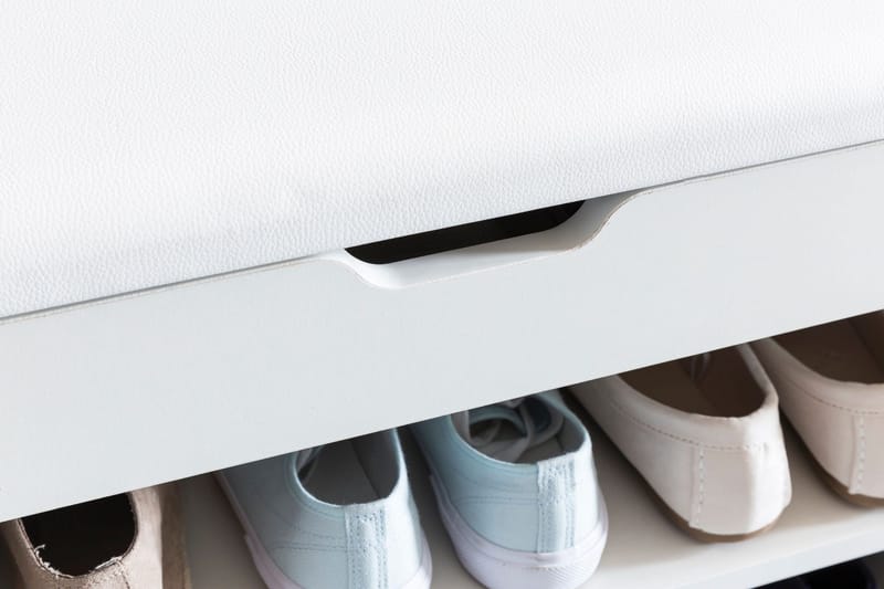 Shiheem Skohylle 60x30 cm - Hvit - Oppbevaring - Skooppbevaring - Skoskap
