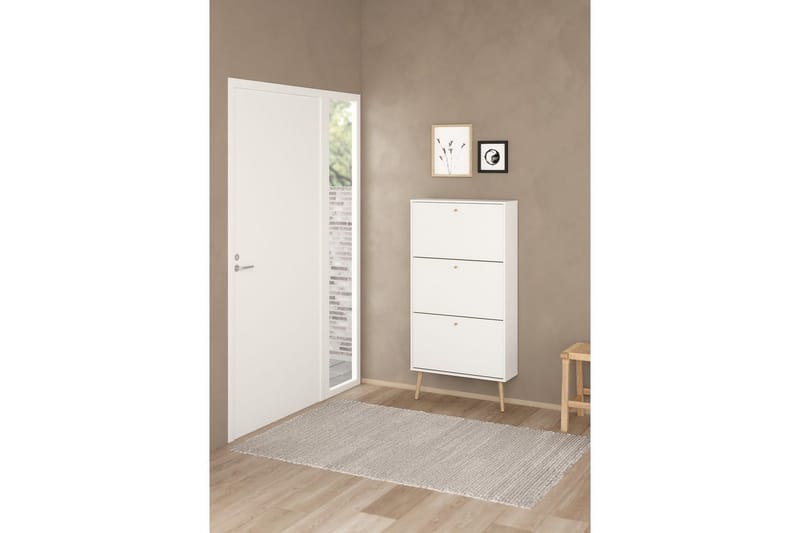 Shinta Skoskap 70 cm - Hvit - Oppbevaring - Skooppbevaring - Skoskap