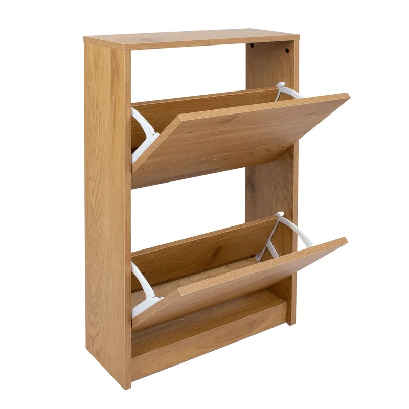 Shoe Cabinet HOME4YOU - brun - Oppbevaring - Skooppbevaring