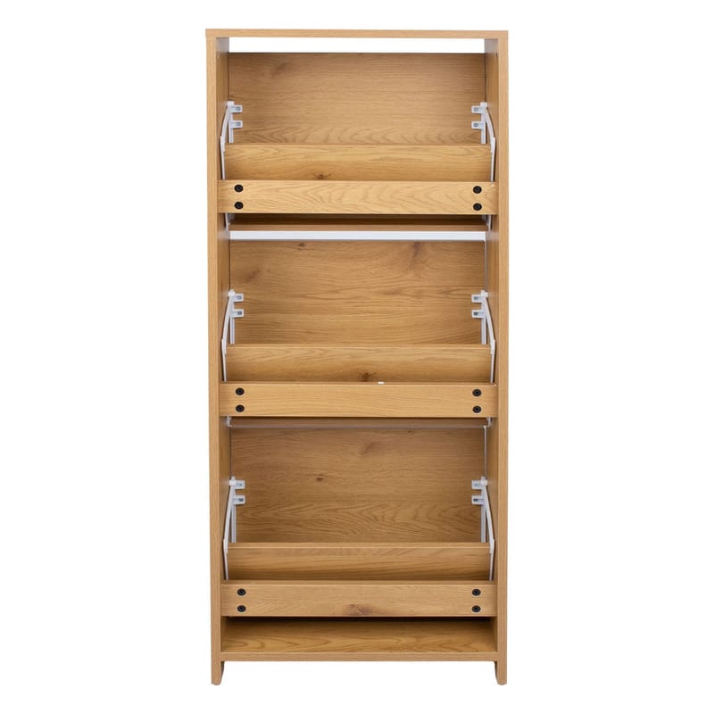 Shoe Cabinet HOME4YOU - brun - Oppbevaring - Skooppbevaring