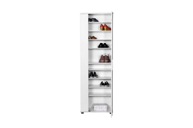 Shoe Cabinet Hvit - Hvit - Oppbevaring - Skooppbevaring - Skoskap