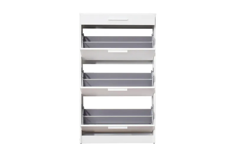 Shoe Cabinet Hvit - Hvit - Oppbevaring - Skooppbevaring