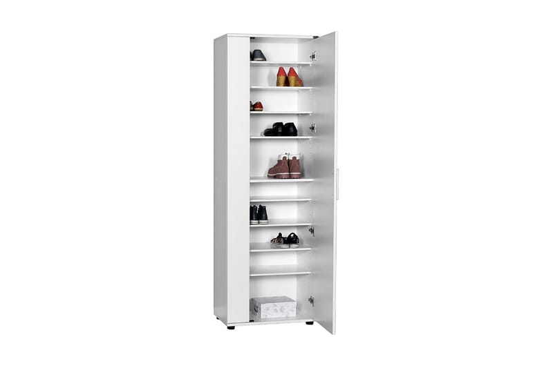 Shoe Cabinet Hvit - Hvit - Oppbevaring - Skooppbevaring - Skoskap