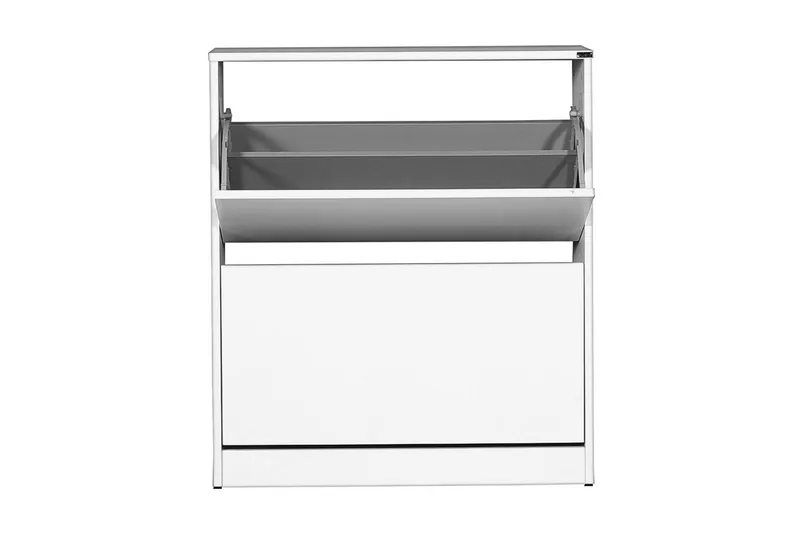 Shoe Cabinet Hvit - Hvit - Oppbevaring - Skooppbevaring - Skoskap