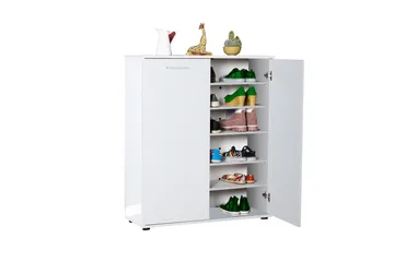 Shoe Cabinet Hvit - Hvit - Oppbevaring - Skooppbevaring