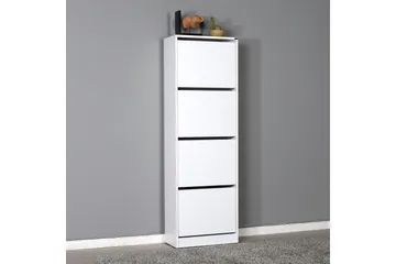 Shoe Cabinet Hvit - Hvit - Oppbevaring - Skooppbevaring