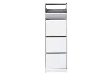 Shoe Cabinet Hvit - Hvit - Oppbevaring - Skooppbevaring