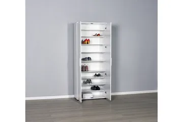 Shoe Cabinet Hvit - Hvit - Oppbevaring - Skooppbevaring