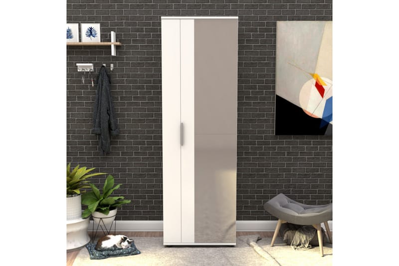 Shoe Cabinet Hvit - Hvit - Oppbevaring - Skooppbevaring - Skoskap