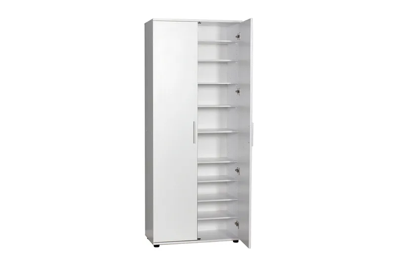 Shoe Cabinet Hvit - Hvit - Oppbevaring - Skooppbevaring - Skoskap