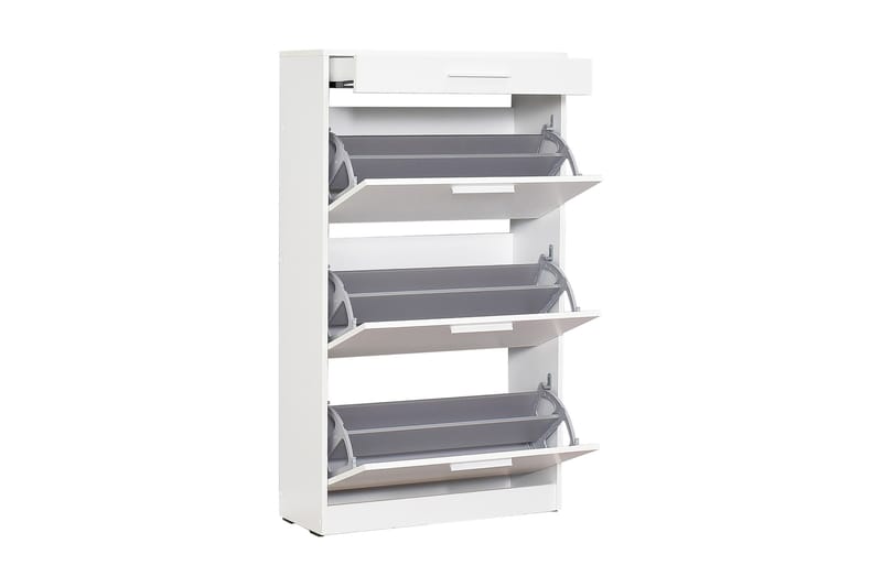 Shoe Cabinet Hvit - Oppbevaring - Skooppbevaring - Skoskap