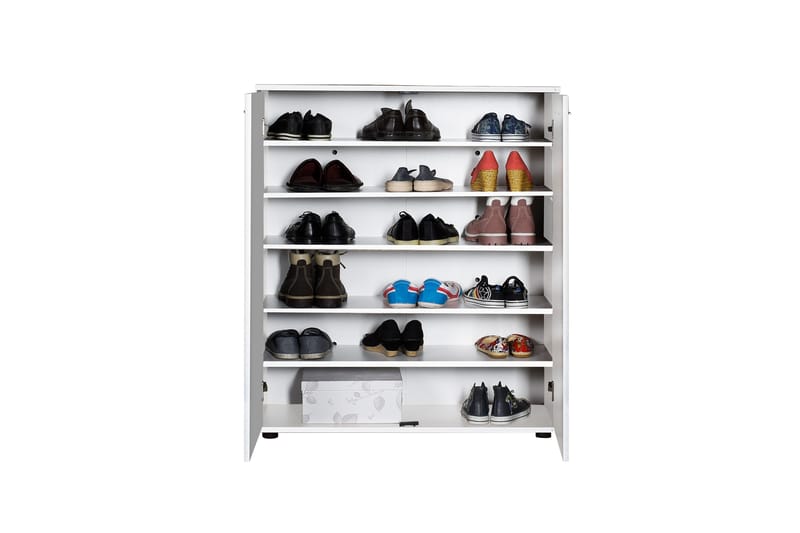 Shoe Cabinet Hvit - Oppbevaring - Skooppbevaring - Skoskap