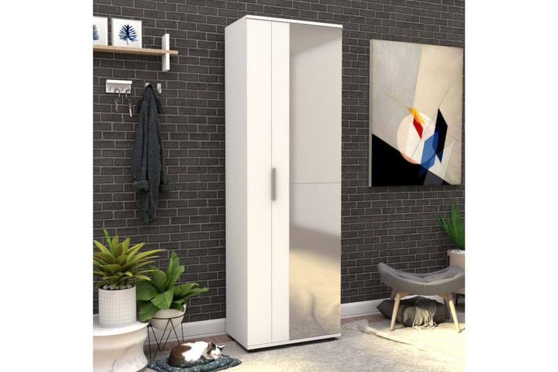Shoe Cabinet Hvit - Oppbevaring - Skooppbevaring - Skoskap