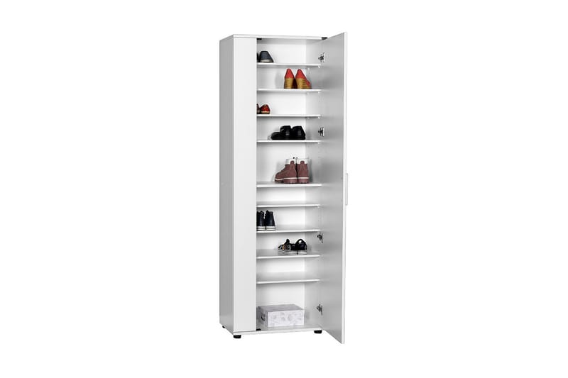 Shoe Cabinet Hvit - Oppbevaring - Skooppbevaring - Skoskap