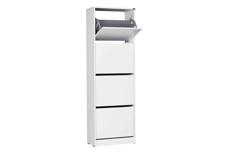 Shoe Cabinet Hvit - Oppbevaring - Skooppbevaring - Skoskap