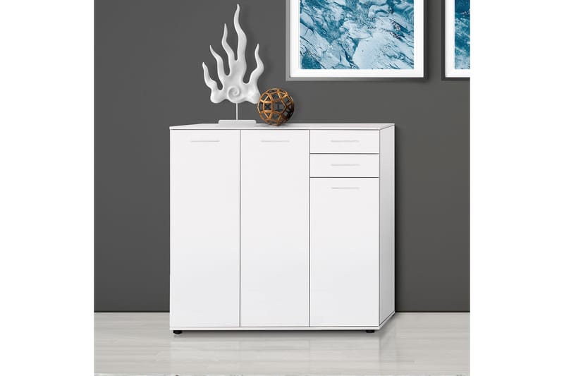 Shoe Cabinet Hvit - Oppbevaring - Skooppbevaring - Skoskap