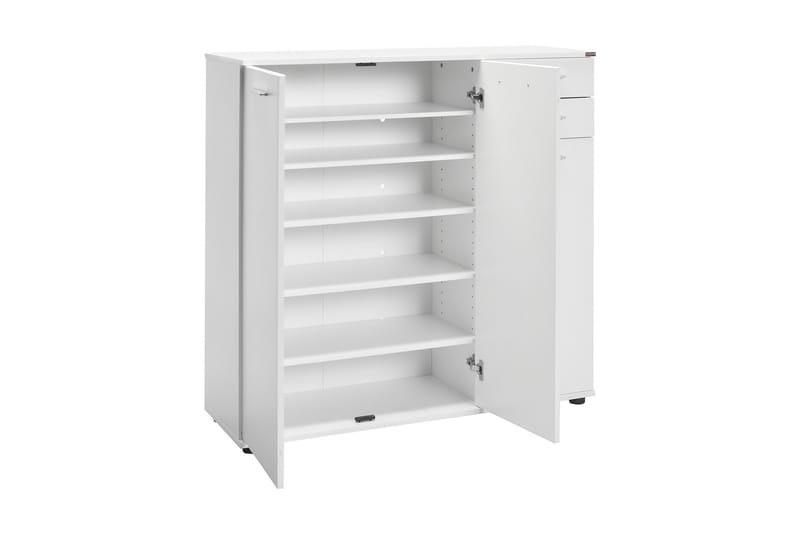 Shoe Cabinet Hvit - Skoskap - Gangoppbevaring - Skooppbevaring