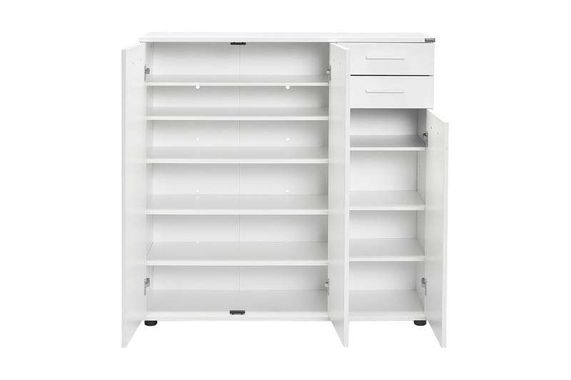 Shoe Cabinet Hvit - Skoskap - Gangoppbevaring - Skooppbevaring