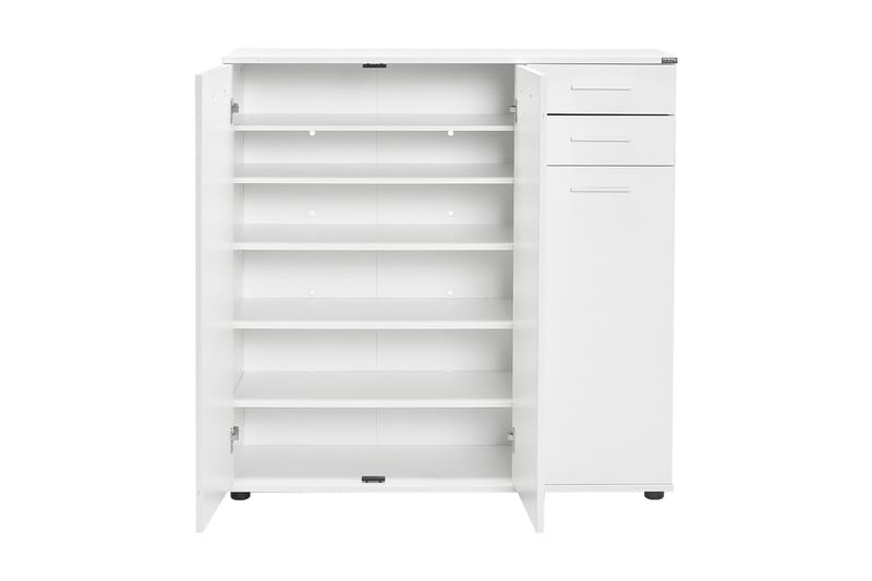 Shoe Cabinet Hvit - Skoskap - Gangoppbevaring - Skooppbevaring