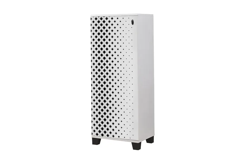Shoe Cabinet Hvit|Svart - Hvit/Svart - Oppbevaring - Skooppbevaring - Skoskap
