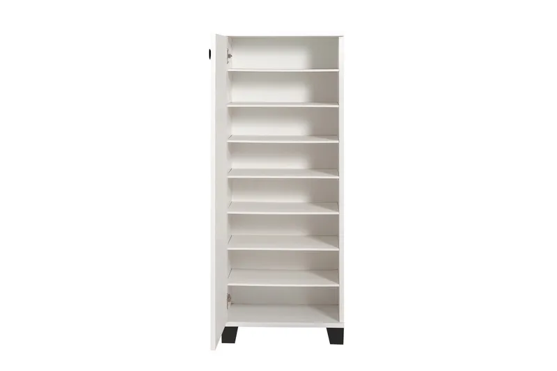 Shoe Cabinet Hvit|Svart - Hvit/Svart - Oppbevaring - Skooppbevaring - Skoskap