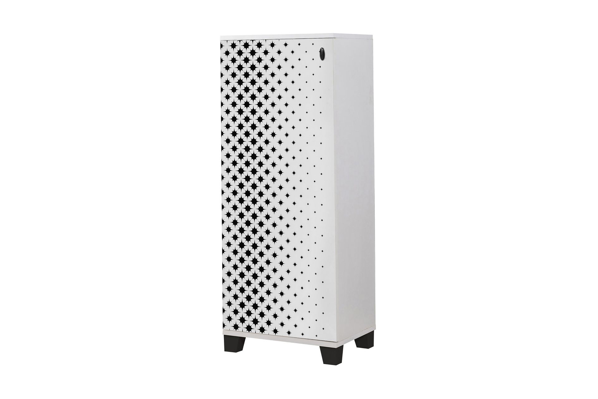 Shoe Cabinet Hvit|Svart - Oppbevaring - Skooppbevaring - Skoskap