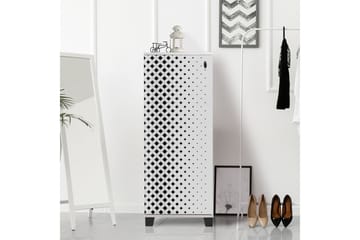 Shoe Cabinet Hvit|Svart - Oppbevaring - Skooppbevaring - Skoskap
