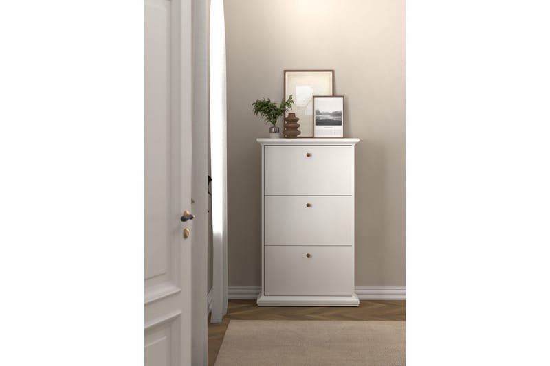 Shoiba Skoskap 78 cm - Hvit - Oppbevaring - Skooppbevaring - Skoskap