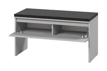 Simply Skoskap 92x40 cm - Grå - Oppbevaring - Skooppbevaring