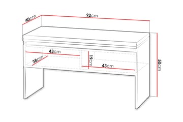 Simply Skoskap 92x40 cm - Grå - Oppbevaring - Skooppbevaring - Skoskap