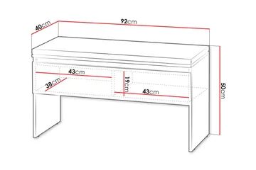 Simply Skoskap 92x40 cm - Hvit - Oppbevaring - Skooppbevaring