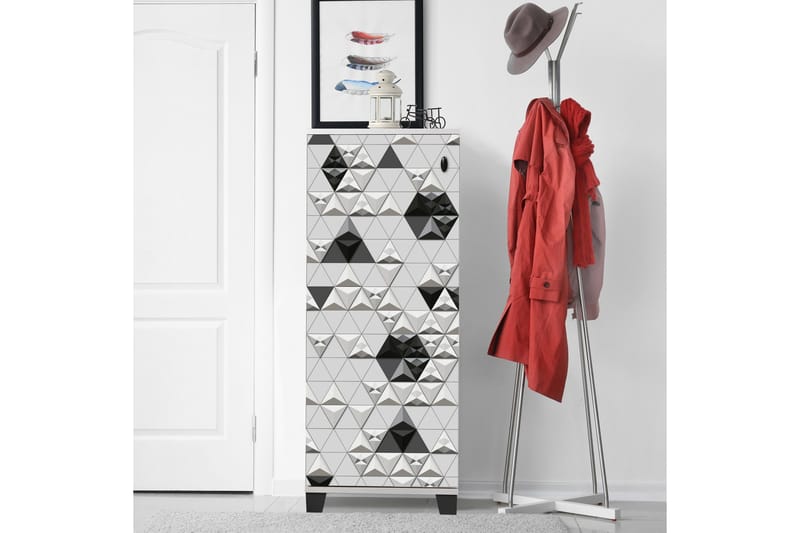 Skoförvaring Vit|Svart - Oppbevaring - Skooppbevaring - Skoskap