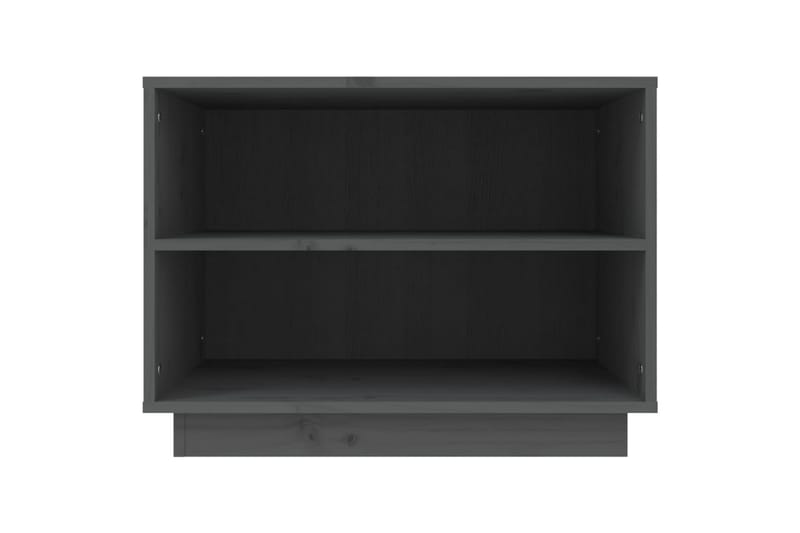 Skohylle grå 60x34x45 cm heltre furu - Grå - Oppbevaring - Skooppbevaring - Skoskap