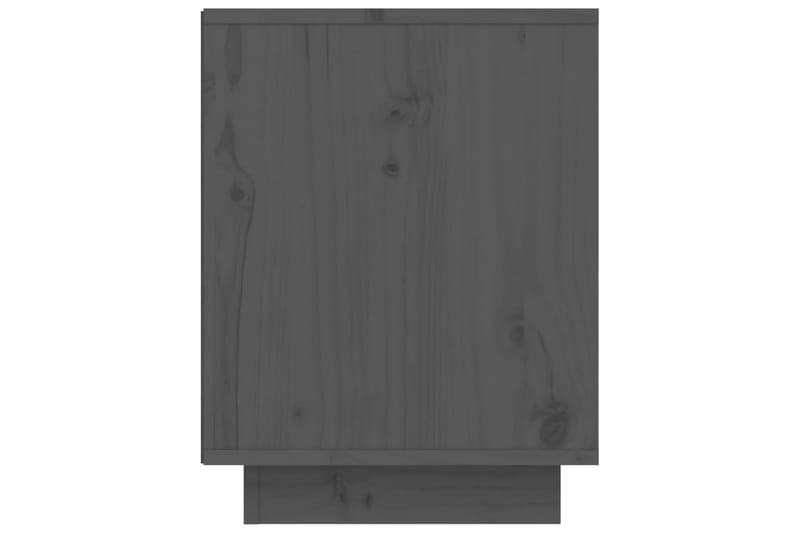 Skohylle grå 60x34x45 cm heltre furu - Grå - Oppbevaring - Skooppbevaring - Skoskap