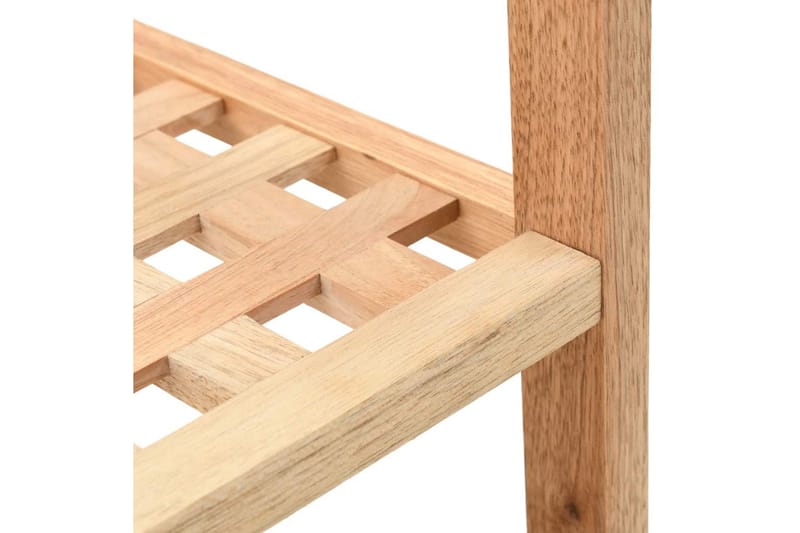 Skohylle heltre valnøtt 69x26x40 cm - Oppbevaring - Skooppbevaring