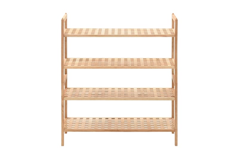 Skohylle heltre valnøtt 69x26x81 cm - Oppbevaring - Skooppbevaring