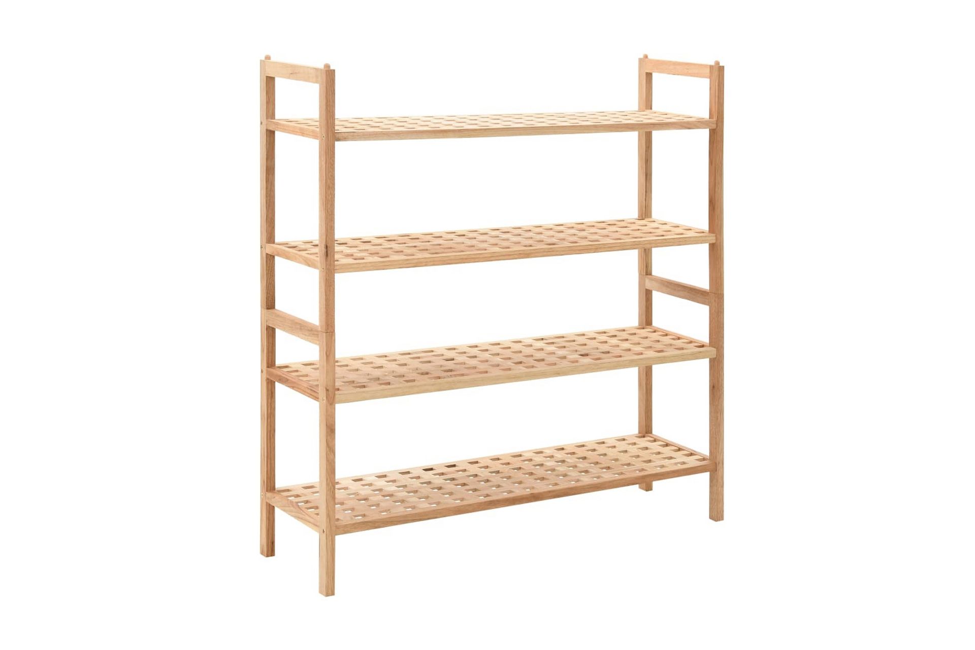 Skohylle heltre valnøtt 69x26x81 cm - Oppbevaring - Skooppbevaring