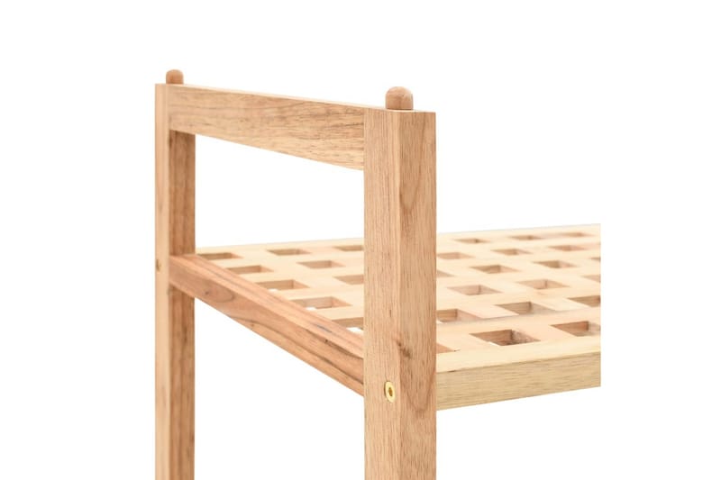 Skohylle heltre valnøtt 69x26x81 cm - Oppbevaring - Skooppbevaring