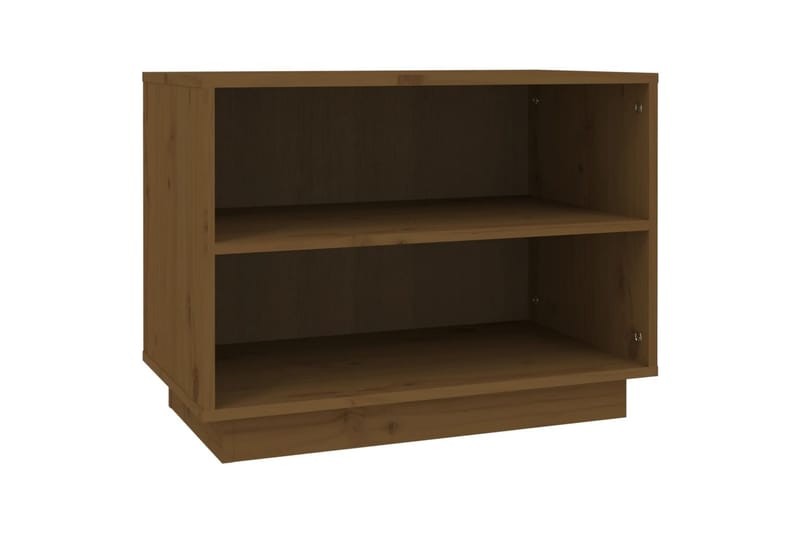 Skohylle honningbrun 60x34x45 cm heltre furu - Brun - Skoskap - Gangoppbevaring - Skooppbevaring