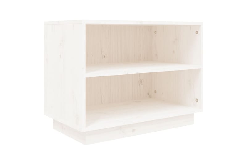 Skohylle hvit 60x34x45 cm heltre furu - Hvit - Skoskap - Gangoppbevaring - Skooppbevaring