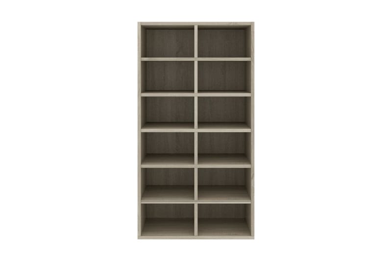 Skohylle sonoma eik 54x34x100 cm sponplate - Oppbevaring - Skooppbevaring