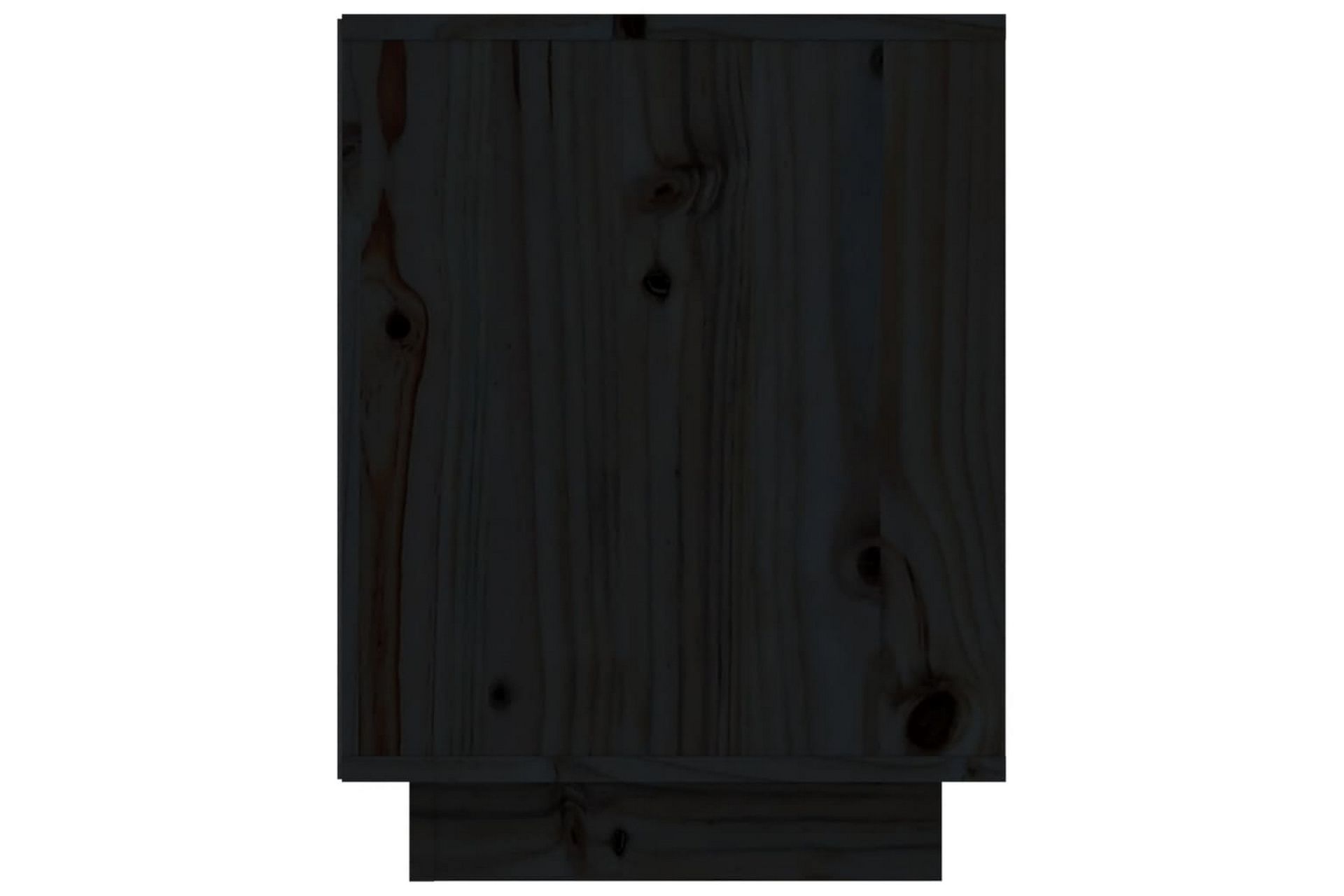 Skohylle svart 60x34x45 cm heltre furu - Svart - Oppbevaring - Skooppbevaring - Skoskap