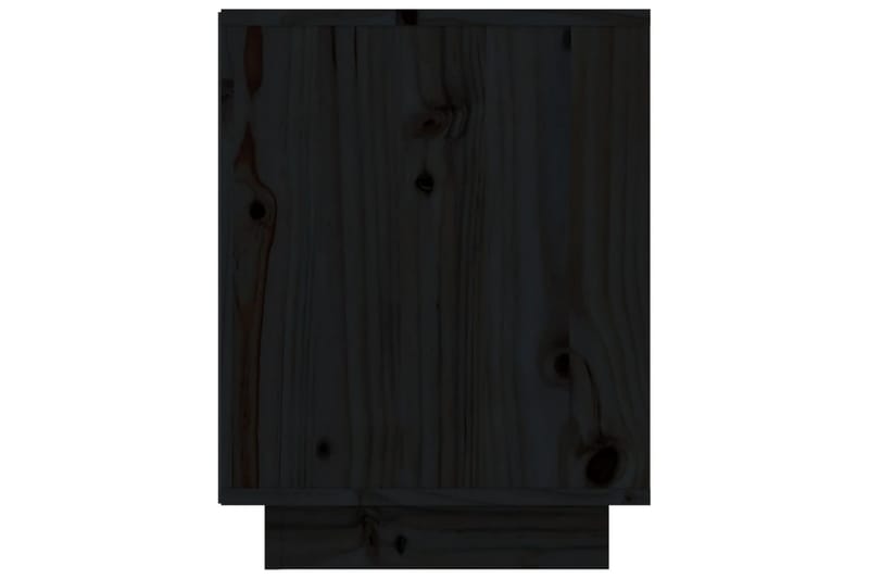 Skohylle svart 60x34x45 cm heltre furu - Svart - Oppbevaring - Skooppbevaring - Skoskap
