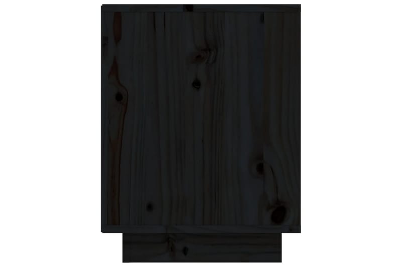 Skohylle svart 60x34x45 cm heltre furu - Svart - Skoskap - Gangoppbevaring - Skooppbevaring
