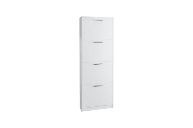 Skoplagring Bill 55x21x157 cm, Hvit - 55x21x157 cm, Hvit - Oppbevaring - Skooppbevaring - Skoskap