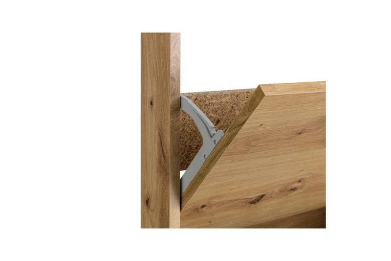 Skoplagring Bill 55x21x157 cm, Natur - 55x21x157 cm, Natur - Oppbevaring - Skooppbevaring - Skoskap