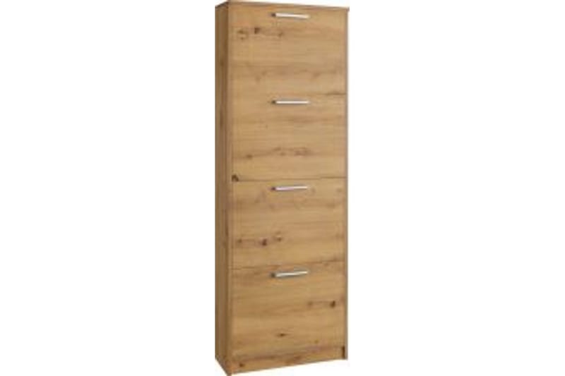 Skoplagring Bill 55x21x157 cm, Natur - 55x21x157 cm, Natur - Oppbevaring - Skooppbevaring - Skoskap