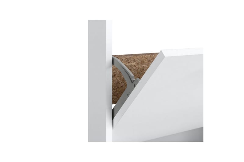 Skoplagring Bill 75x21x83 cm, Hvit - 75x21x83 cm, Hvit - Oppbevaring - Skooppbevaring - Skoskap