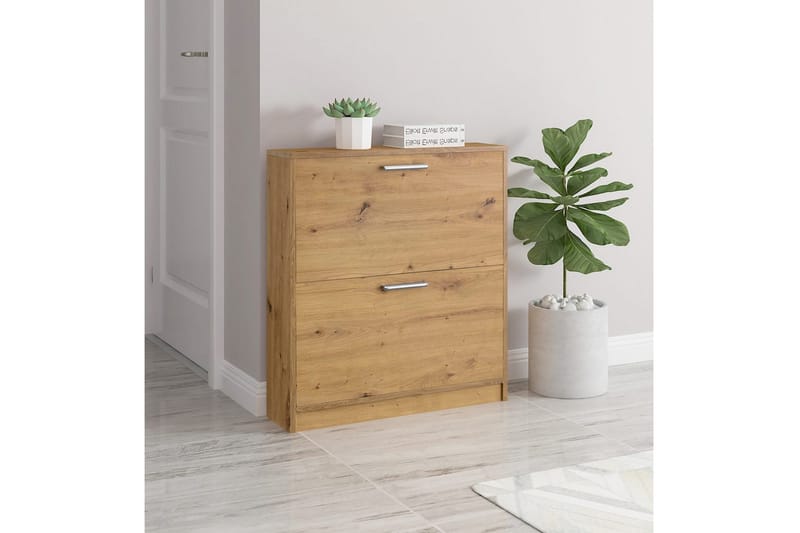 Skoplagring Bill 75x21x83 cm, Natur - 75x21x83 cm, Natur - Oppbevaring - Skooppbevaring - Skoskap