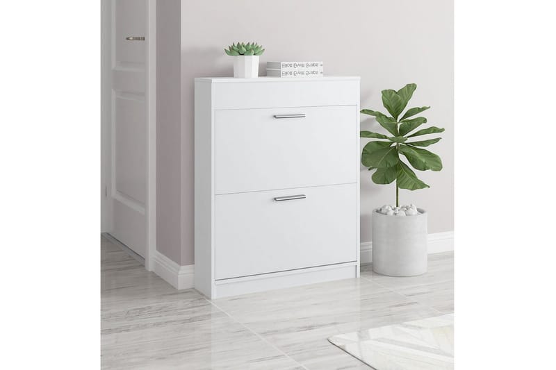 Skoplagring Bill 75x21x95 cm, Hvit - 75x21x95 cm, Hvit - Oppbevaring - Skooppbevaring - Skoskap